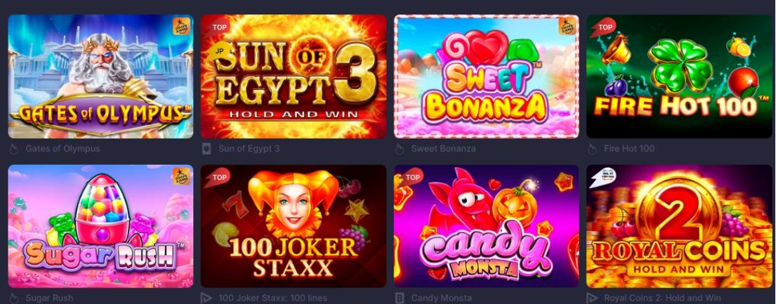 Tragamonedas y Juegos de Casino